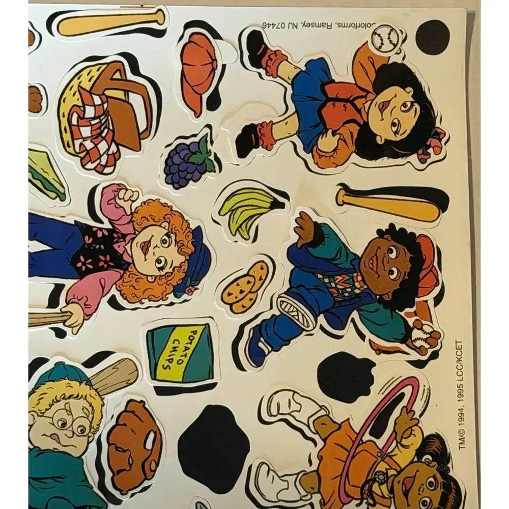 Colorforms The Puzzle Place Playset #790 1995 Vintage FREE SHIPPING